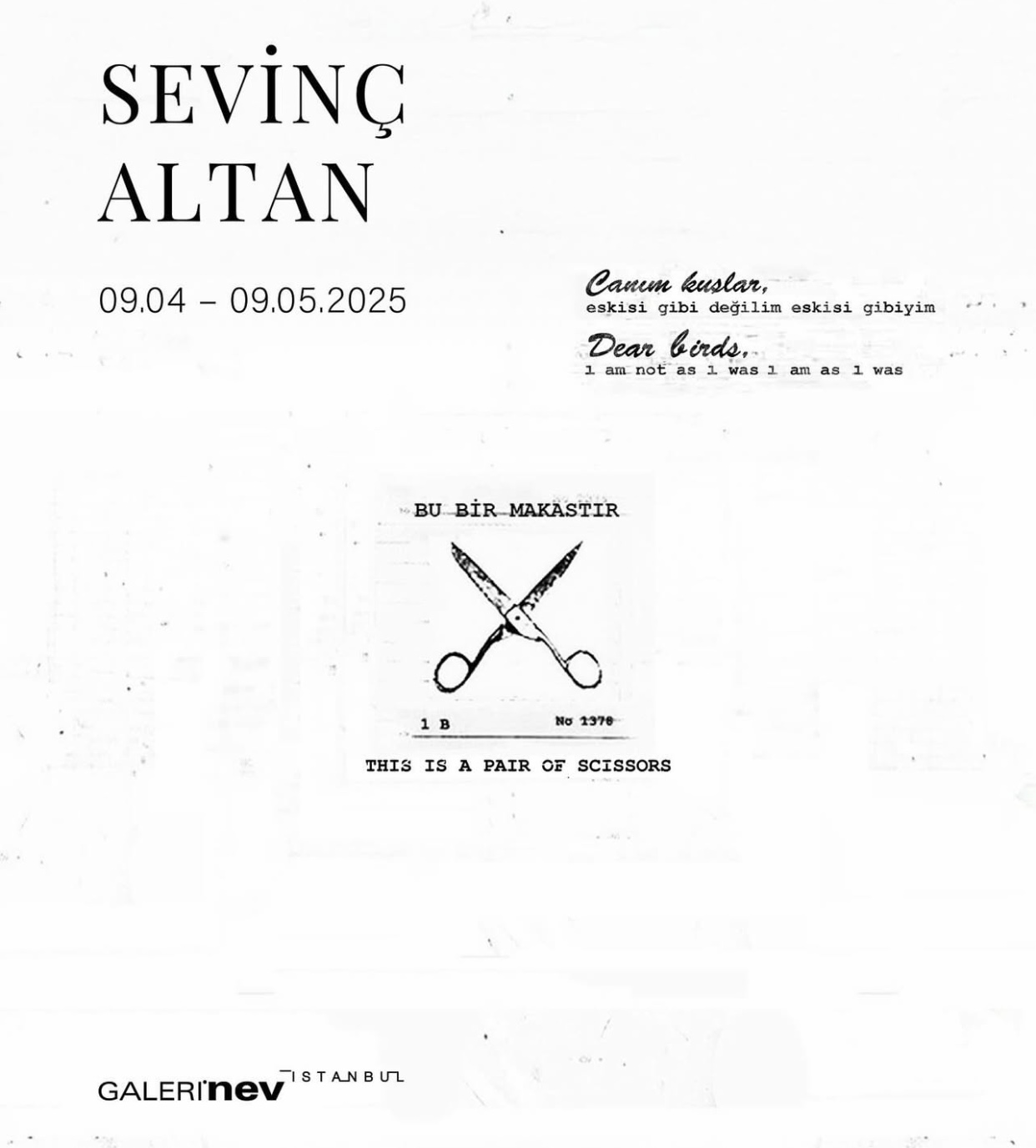  / Bu Bir Makastır / Sevinç Altan