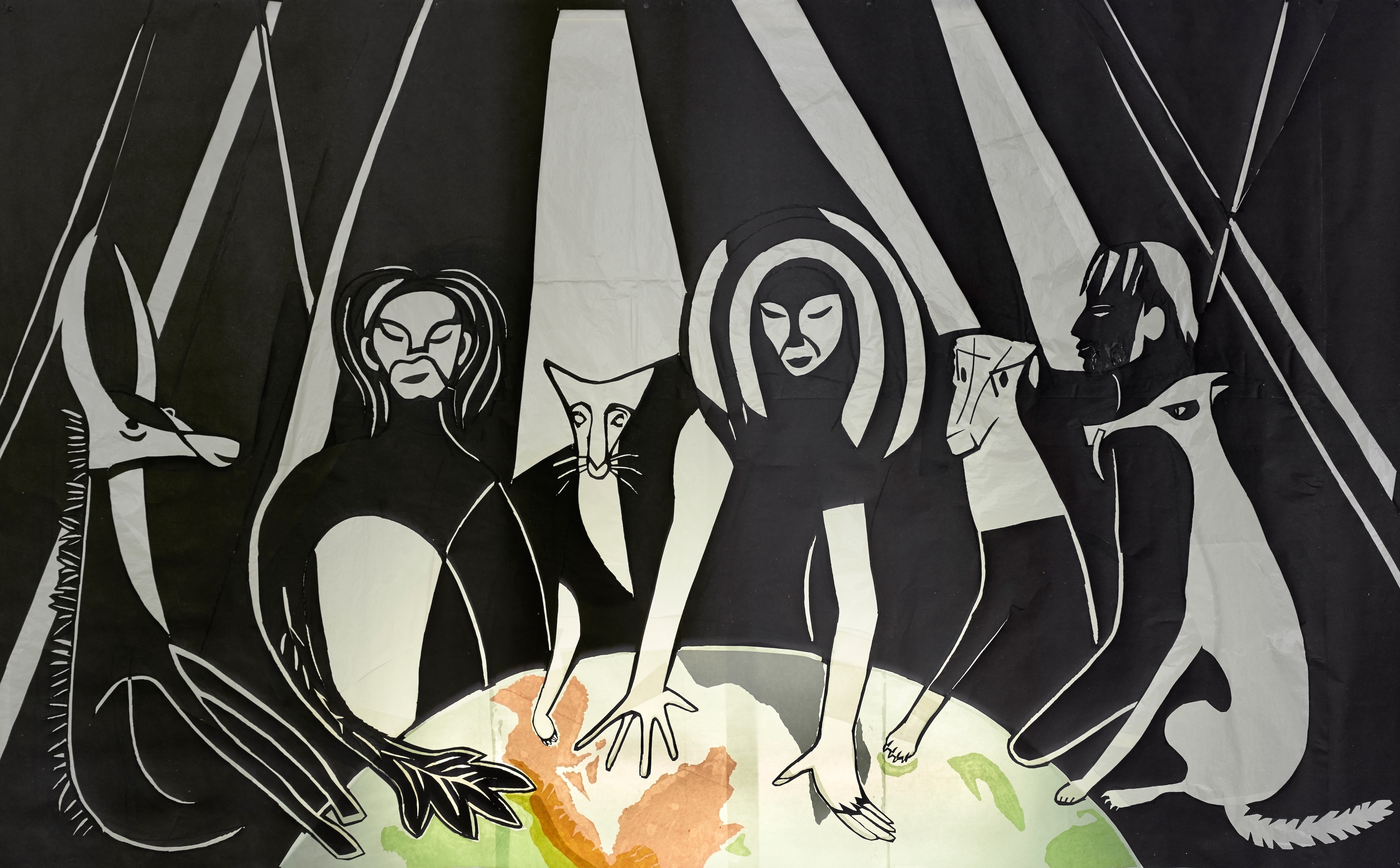 Lin May Saeed, Seven Sleepers [Yedi Uyuyanlar] , 2008/2014 / Hayvanların Yaşamı